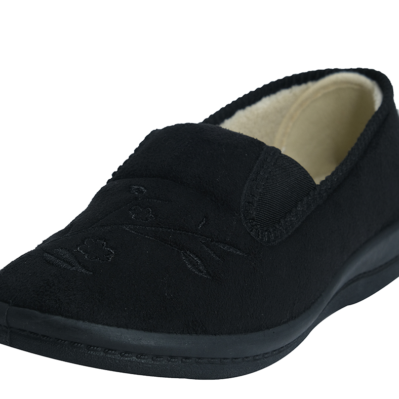 MOCASINES MUJER PASSER TEXTIL NEGRO SHANGAI - 4