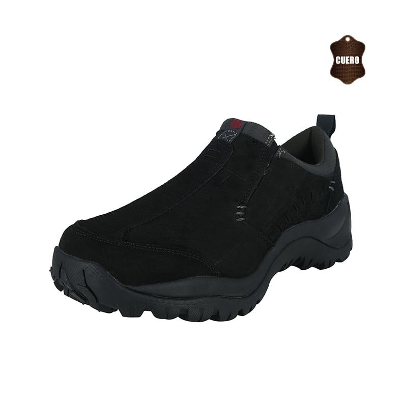 ZAPATO DE CUERO CEDRO NEGRO LONDON ADIXT - 1