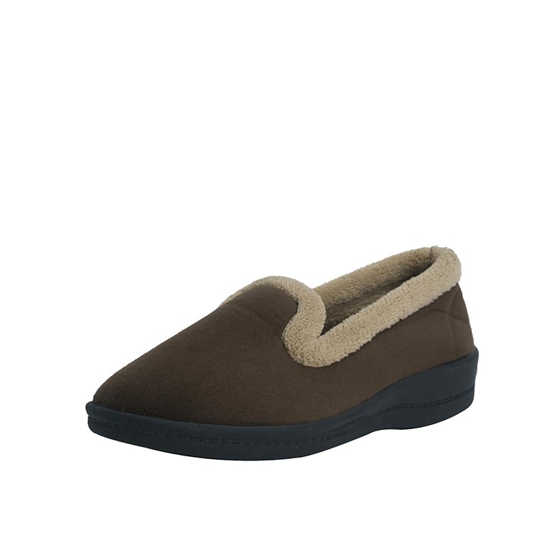 MOCASINES MUJER PASSER TEXTIL CAFE ENTISAR - 1