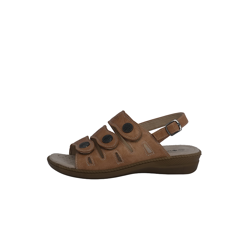 SANDALIAS MUJER PASSER NOSHAQ TOSTADO - 2