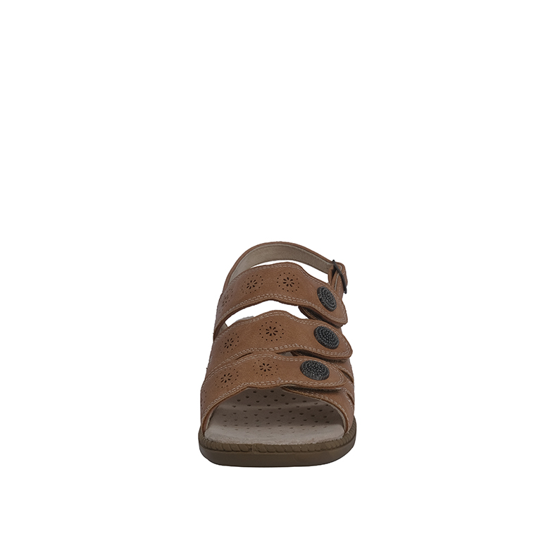 SANDALIAS MUJER PASSER NOSHAQ TOSTADO - 3