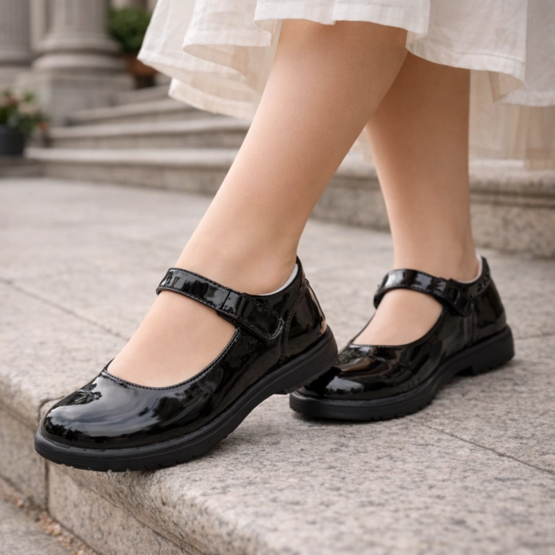 ZAPATO CUECA NEME SIS NEGRO CHAROL BAMBOO - 5