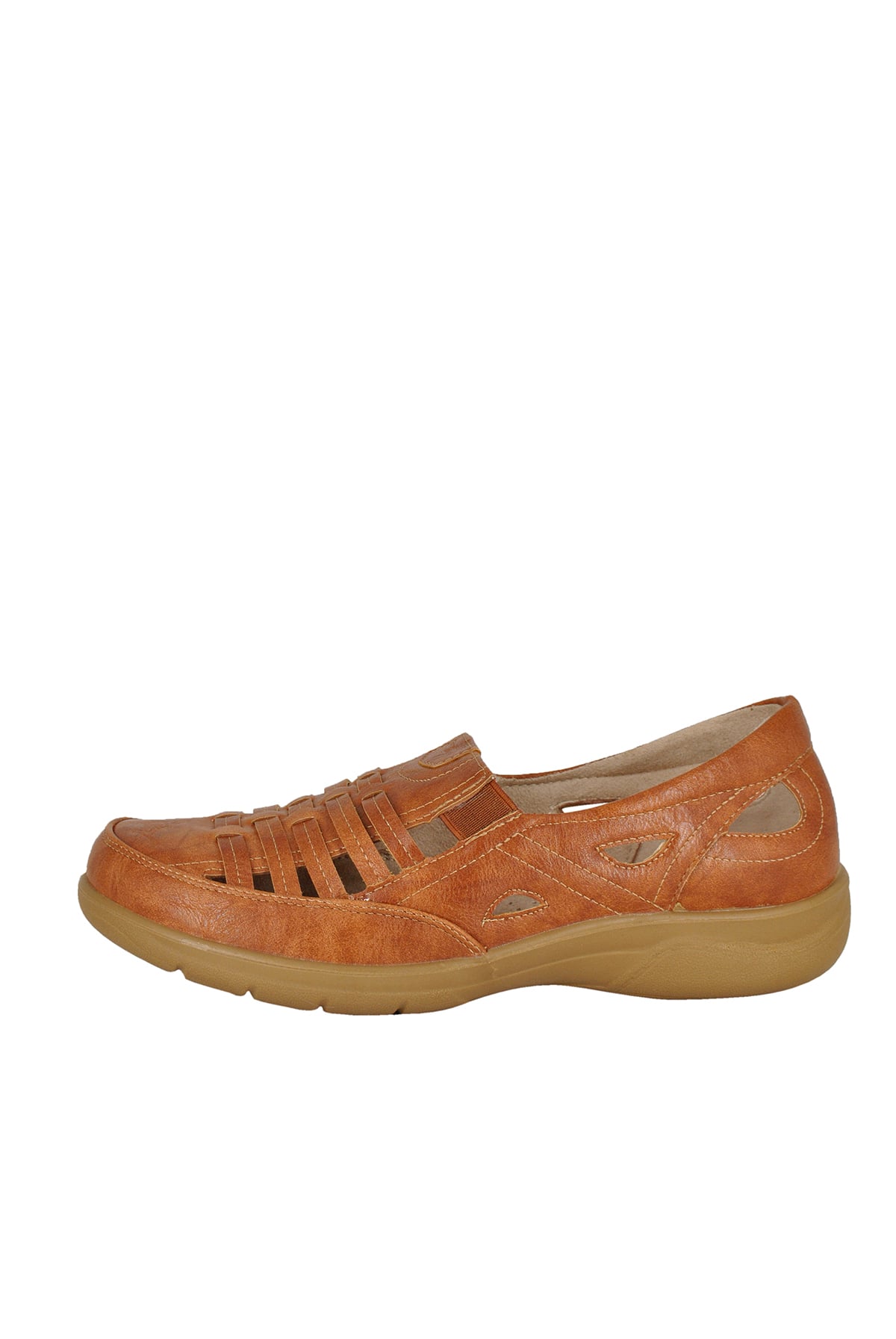 MOCASINES MUJER PASSER LYRA CARAMELO - 2