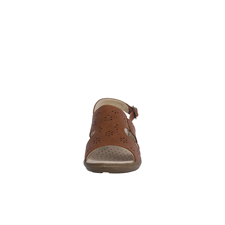 SANDALIAS MUJER PASSER CARAMELO SHERPI - 3