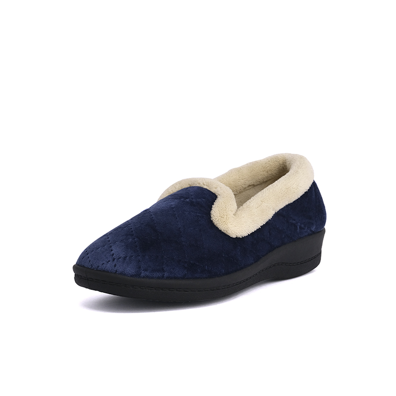 MOCASINES MUJER PASSER TEXTIL AZUL ATLAS - 1