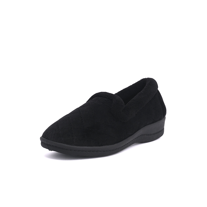 MOCASINES MUJER PASSER TEXTIL NEGRO ATLAS - 1