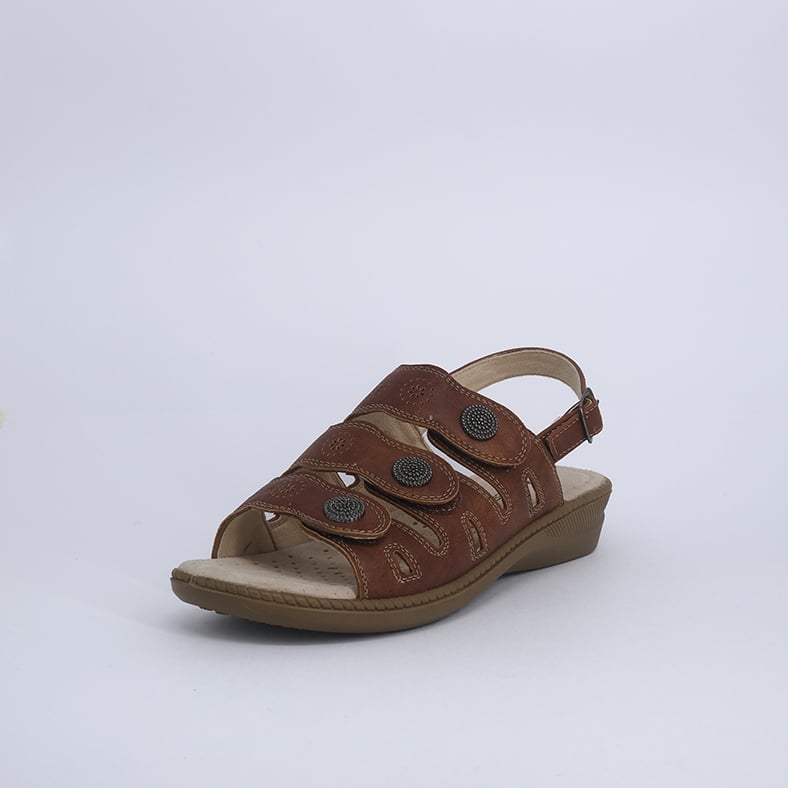 SANDALIAS MUJER PASSER CARAMELO NOSHAQ - 1