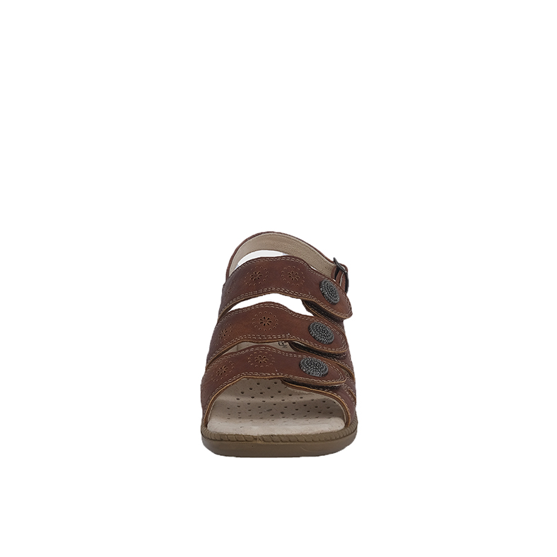 SANDALIAS MUJER PASSER CARAMELO NOSHAQ - 3