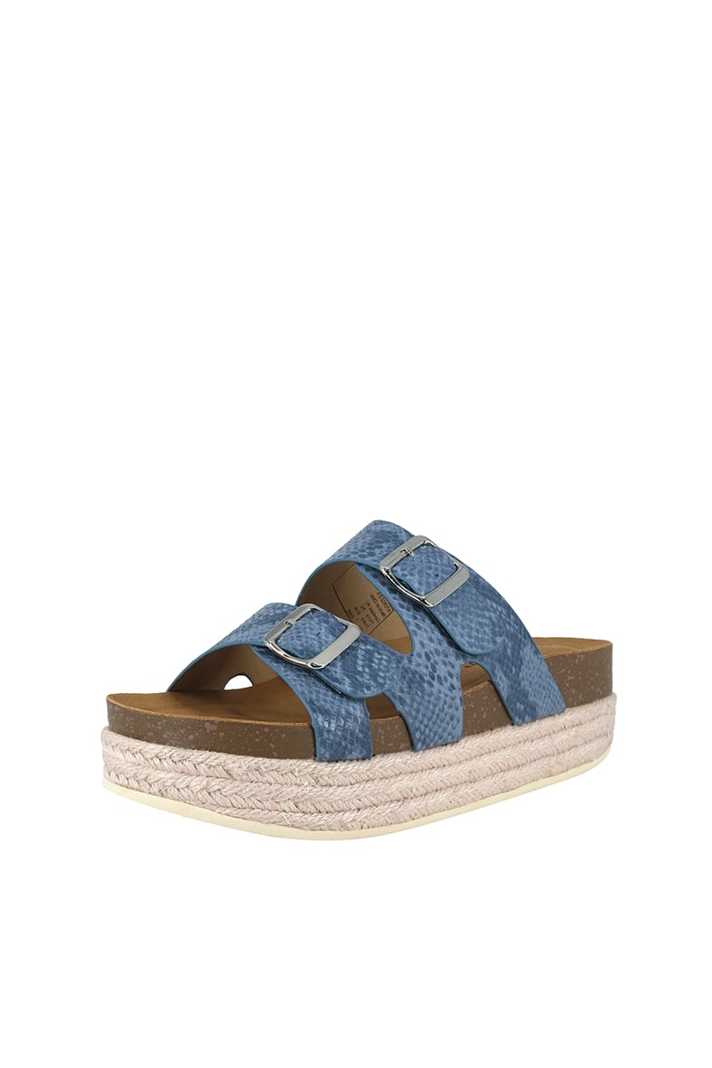 SANDALIAS MUJER ALQUIMIA CELESTE ALBATROS - 1