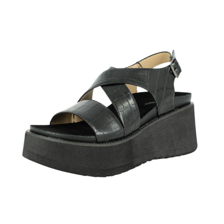 SANDALIAS MUJER ALQUIMIA NEGRO KOUSSI - 1