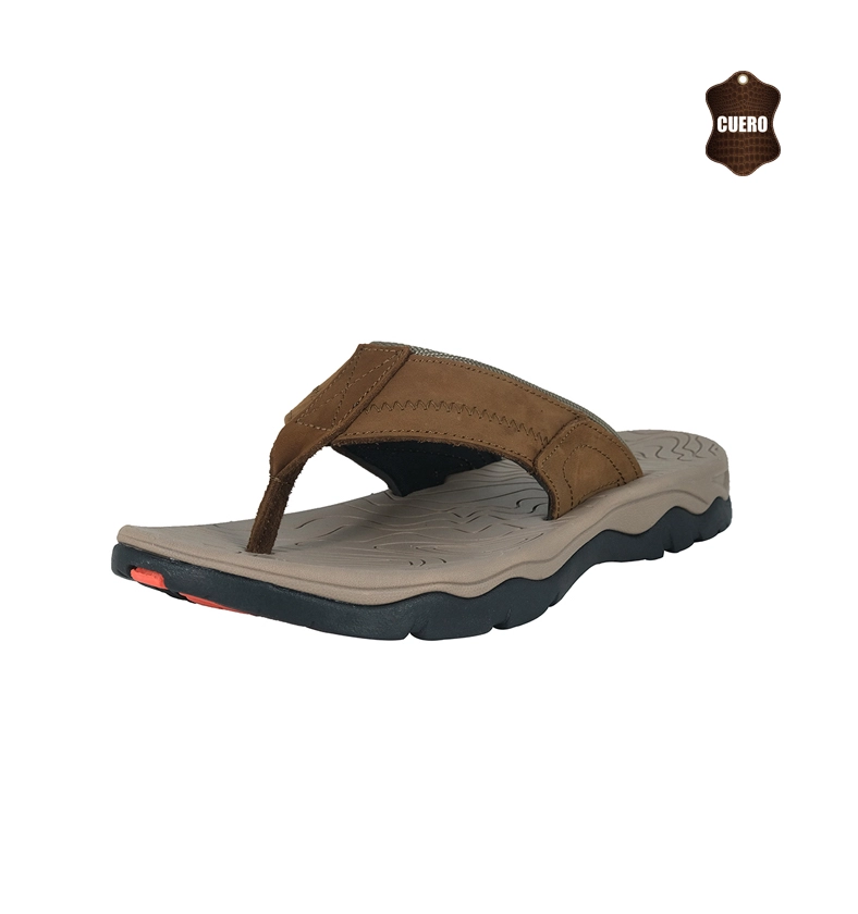 HAWAIANAS HOMBRE LONDON ADIXT CUERO CAFÉ ZEUS - 1