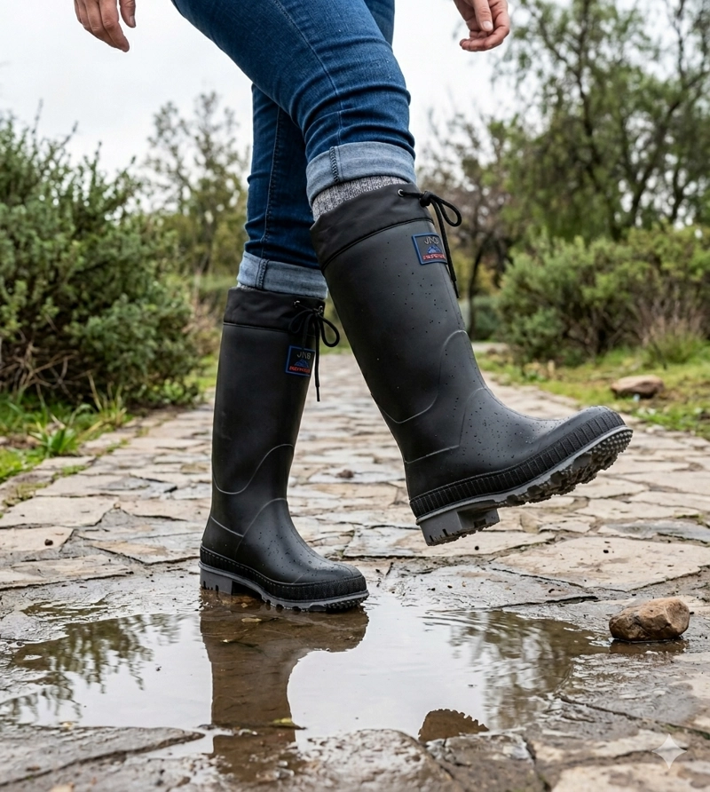 BOTA DE AGUA CON POLAR NAMAKA NEGRO UNS - 6