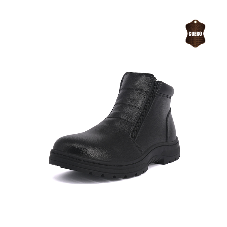 BOTÍN CUERO NEGRO DE CON CHIPORRO AEGIR LONDON ADIXT CASUAL - 1