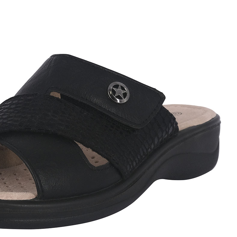 SANDALIA CHAMOMILE NEGRO PASSER - 4