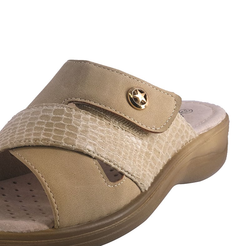SANDALIAS MUJER PASSER BEIGE CHAMOMILE - 4