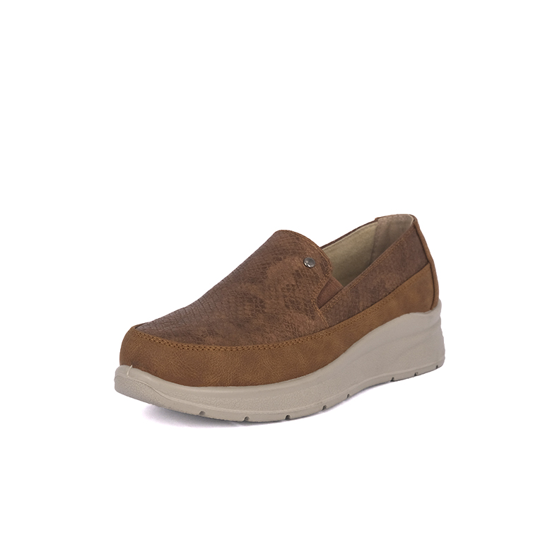 MOCASINES MUJER PASSER CARAMELO LILAC - 1