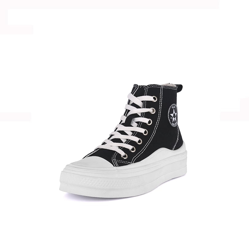 ZAPATILLAS MUJER ALQUIMIA CASUALES NEGRO ACAMPE - 1