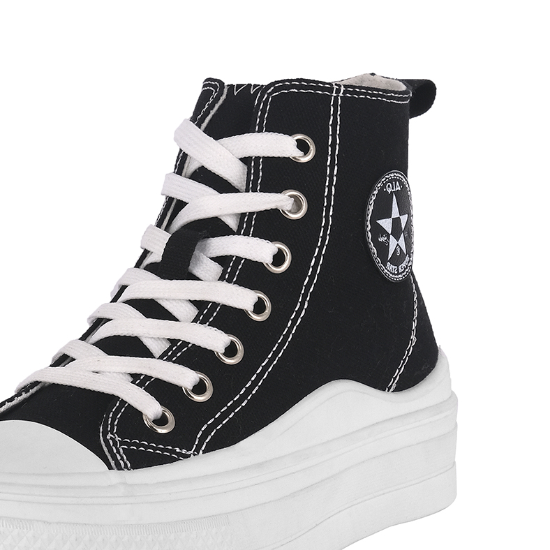 ZAPATILLAS MUJER ALQUIMIA CASUALES NEGRO ACAMPE - 4