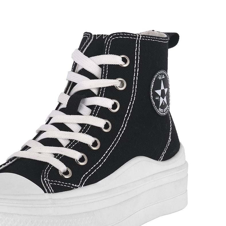 ZAPATILLAS MUJER ALQUIMIA CASUALES NEGRO ACAMPE - 4