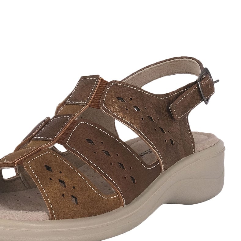 SANDALIAS MUJER PASSER CARAMELO BAYAN - 4