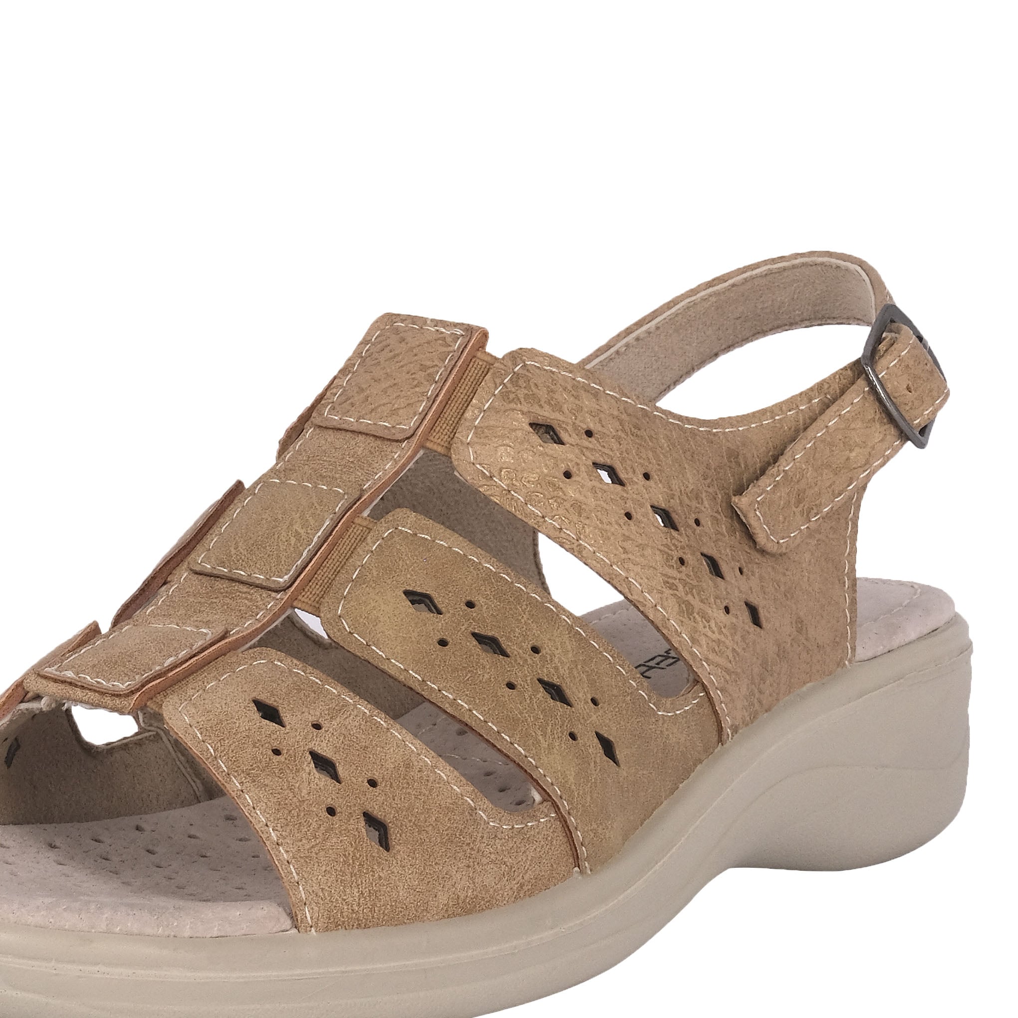 SANDALIAS MUJER PASSER BAYAN TOSTADO - 4
