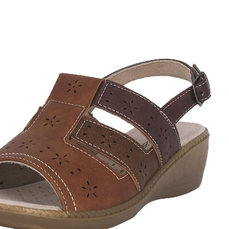SANDALIAS MUJER PASSER CARAMELO CACTUS - 4