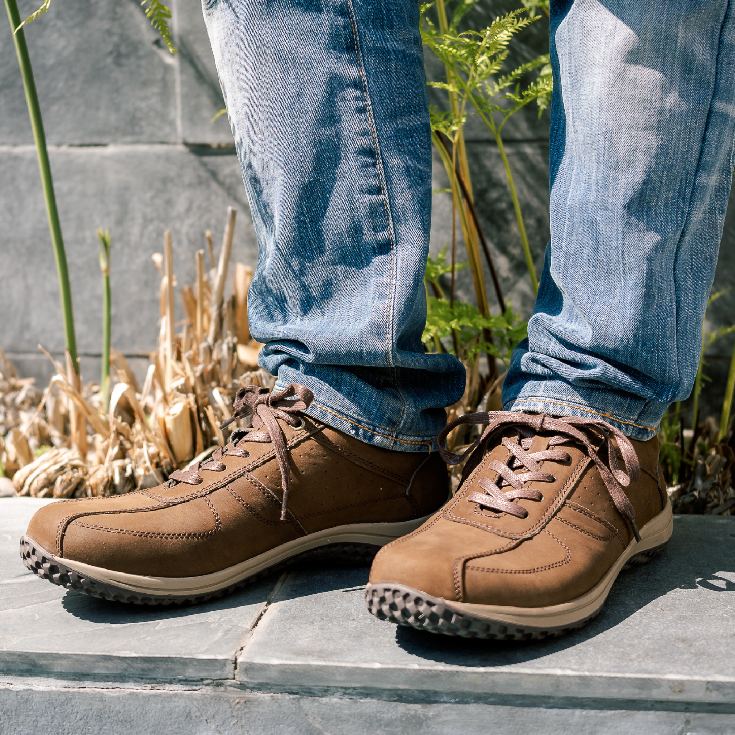ZAPATO DE CUERO CASUAL AGAVE CAFE LONDON ADIXT - 5