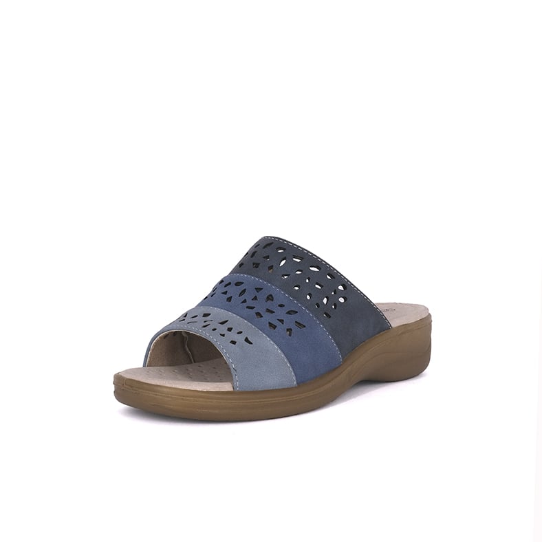 SANDALIAS MUJER PASSER AZUL LINCE - 1