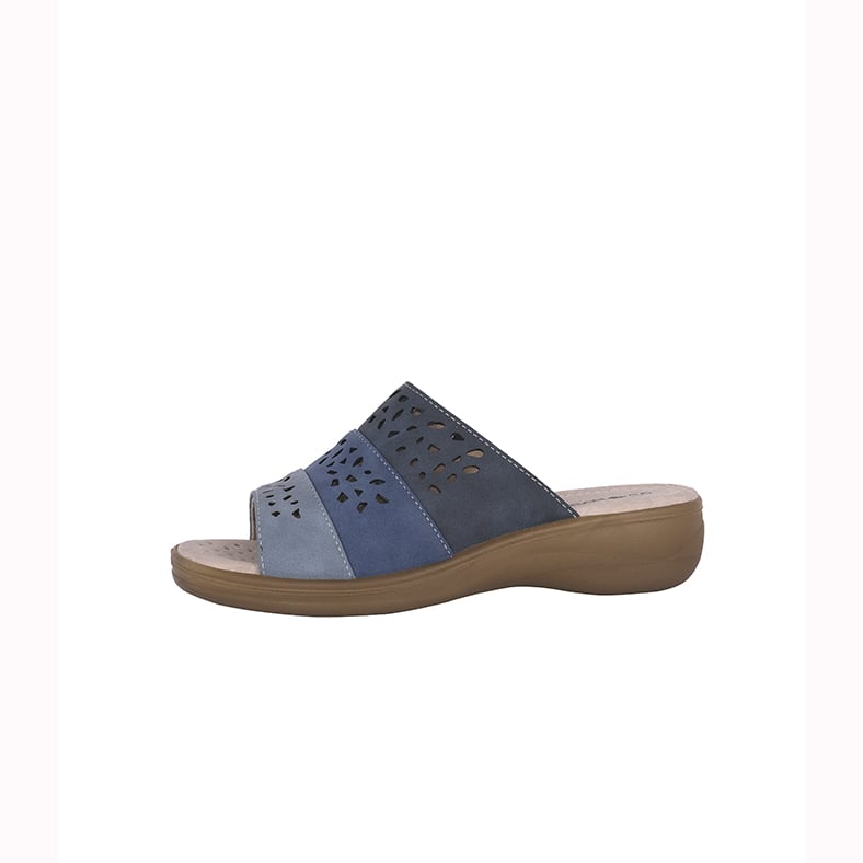 SANDALIAS MUJER PASSER AZUL LINCE - 2