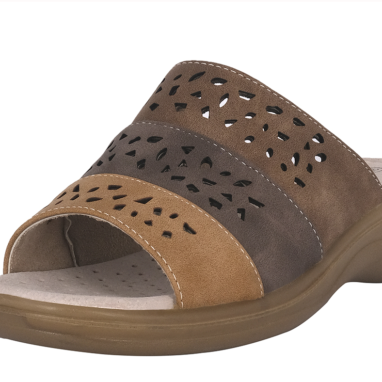 SANDALIAS MUJER PASSER CARAMELO LINCE - 4