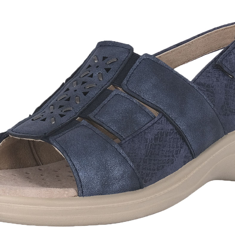 SANDALIAS MUJER PASSER AZUL - 4
