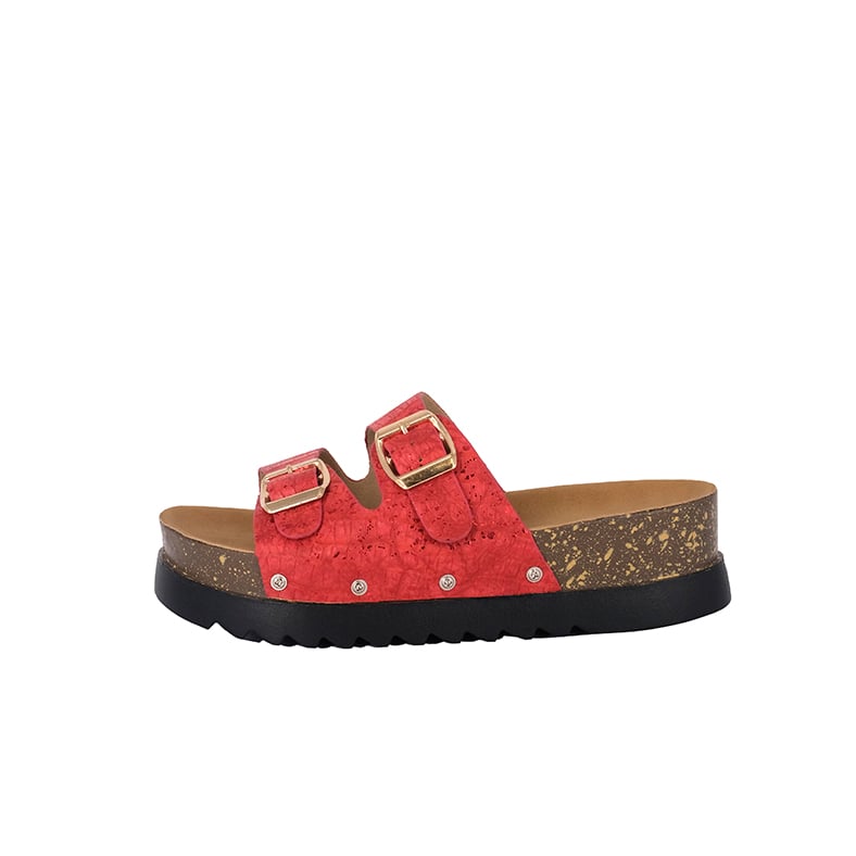 SANDALIAS MUJER ALQUIMIA ROJO ALDER - 2