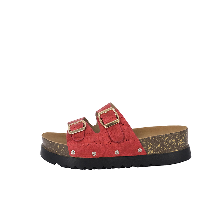 SANDALIAS MUJER ALQUIMIA ROJO ALDER - 2