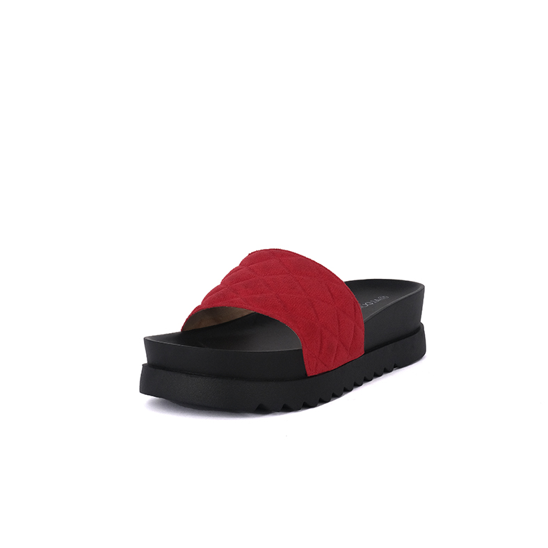 SANDALIAS MUJER ALQUIMIA ROJO ASH - 1