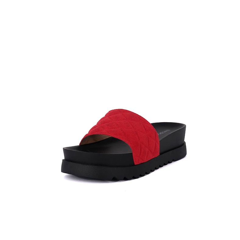 SANDALIAS MUJER ALQUIMIA ROJO ASH - 1