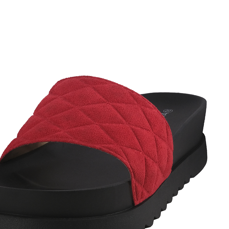 SANDALIAS MUJER ALQUIMIA ROJO ASH - 4