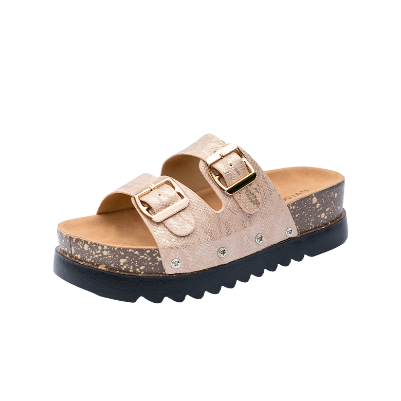 SANDALIAS MUJER ALQUIMIA BEIGE ALDER - 1