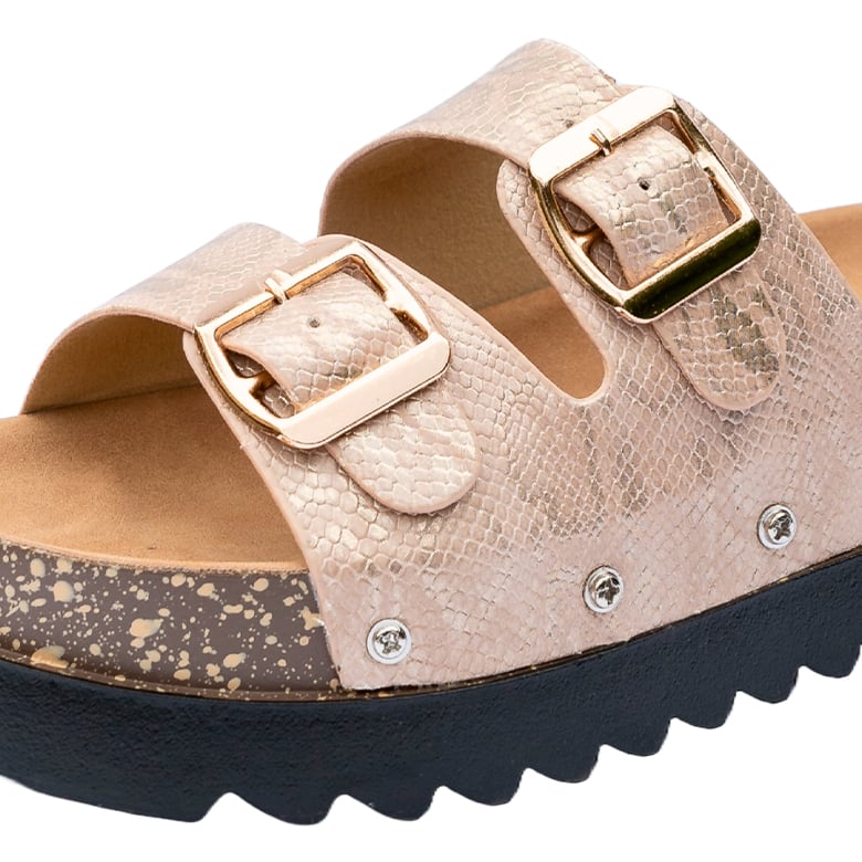 SANDALIAS MUJER ALQUIMIA BEIGE ALDER - 4