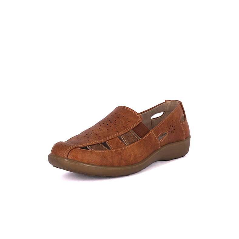 MOCASINES MUJER PASSER CARAMELO CROCUS - 1