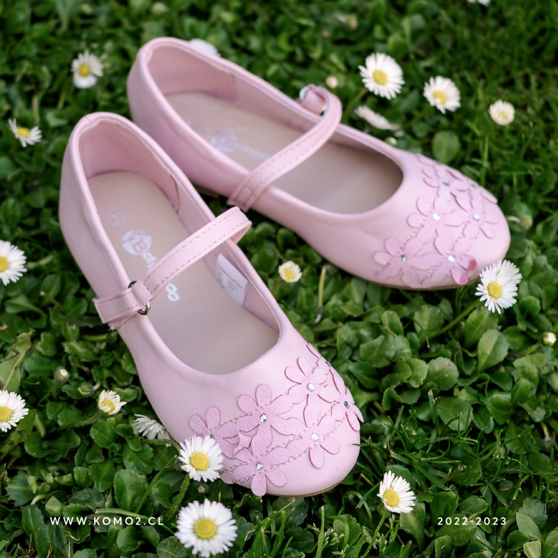 BALLERINAS NIÑA BAMBOO ROSADO HELECHO - 5