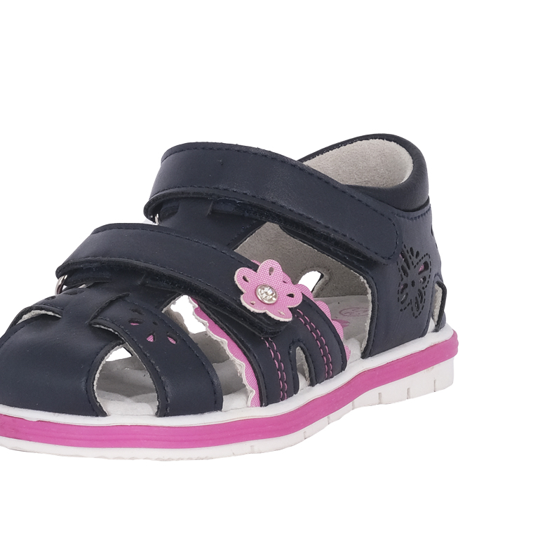 SANDALIAS NIÑA BAMBOO AZUL TECA - 4