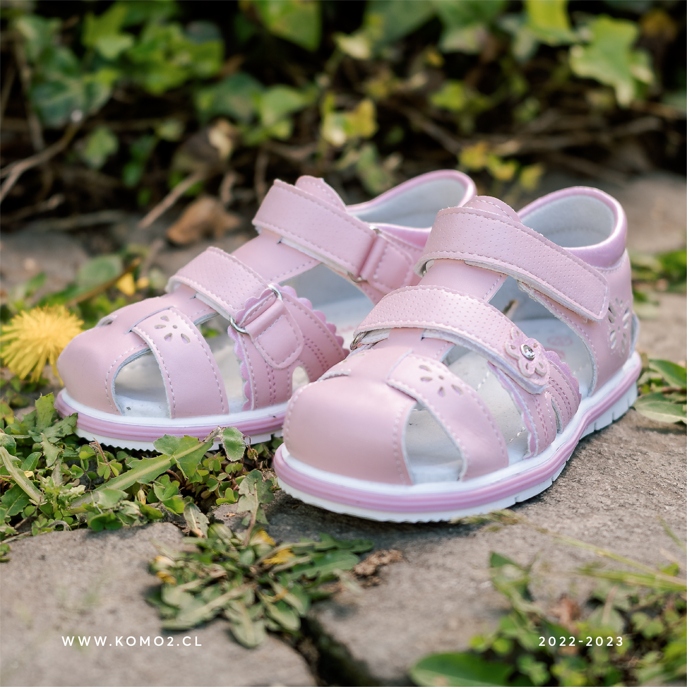 SANDALIAS NIÑA BAMBOO ROSADO TECA - 5