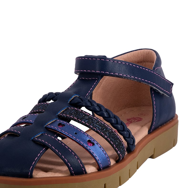 SANDALIAS NIÑA BAMBOO AZUL TULIP - 4