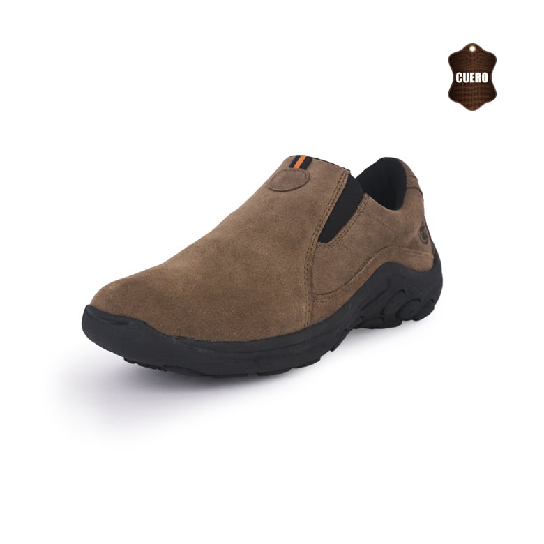 ZAPATO DE CUERO CASUAL AERANTHES TOSTADO LONDON ADIXT - 1