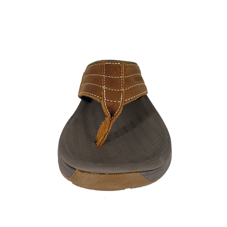 HAWAIANAS HOMBRE LONDON ADIXT CUERO LEONIS KHAKI - 3