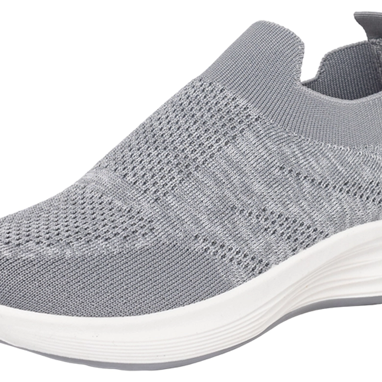 ZAPATILLAS MUJER ALQUIMIA CASUALES GRIS AZARA - 4