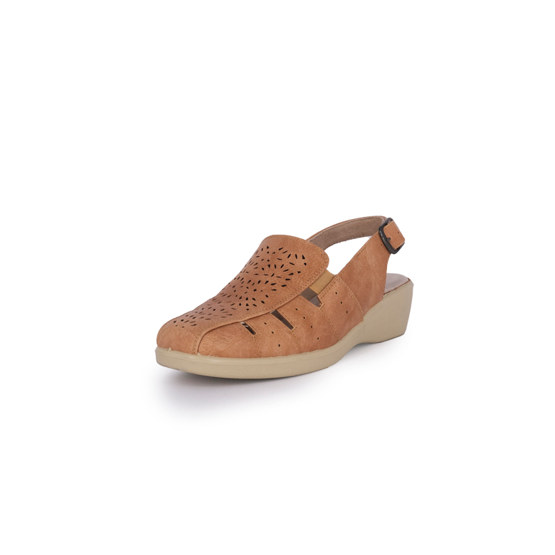 SANDALIAS MUJER PASSER CERRADA BLUEBELL TOSTADO - 1