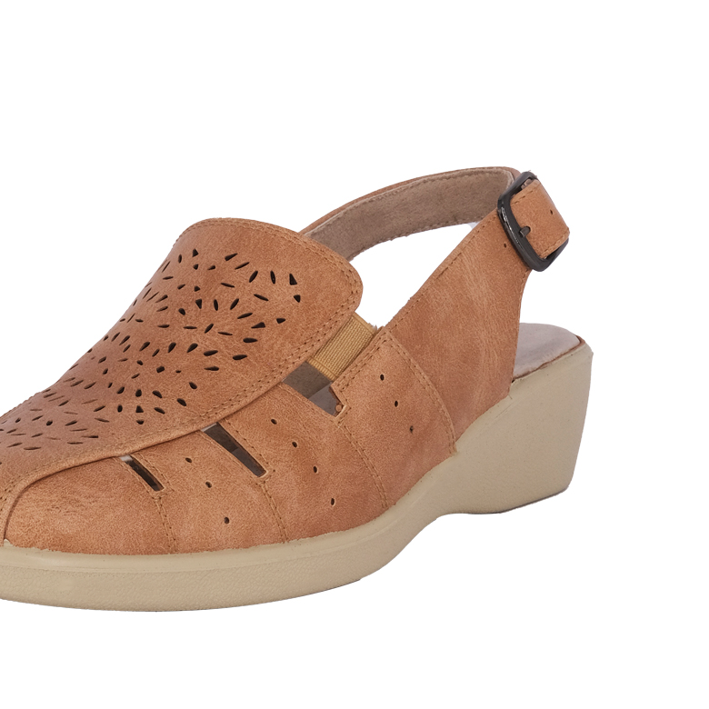 SANDALIAS MUJER PASSER CERRADA BLUEBELL TOSTADO - 4