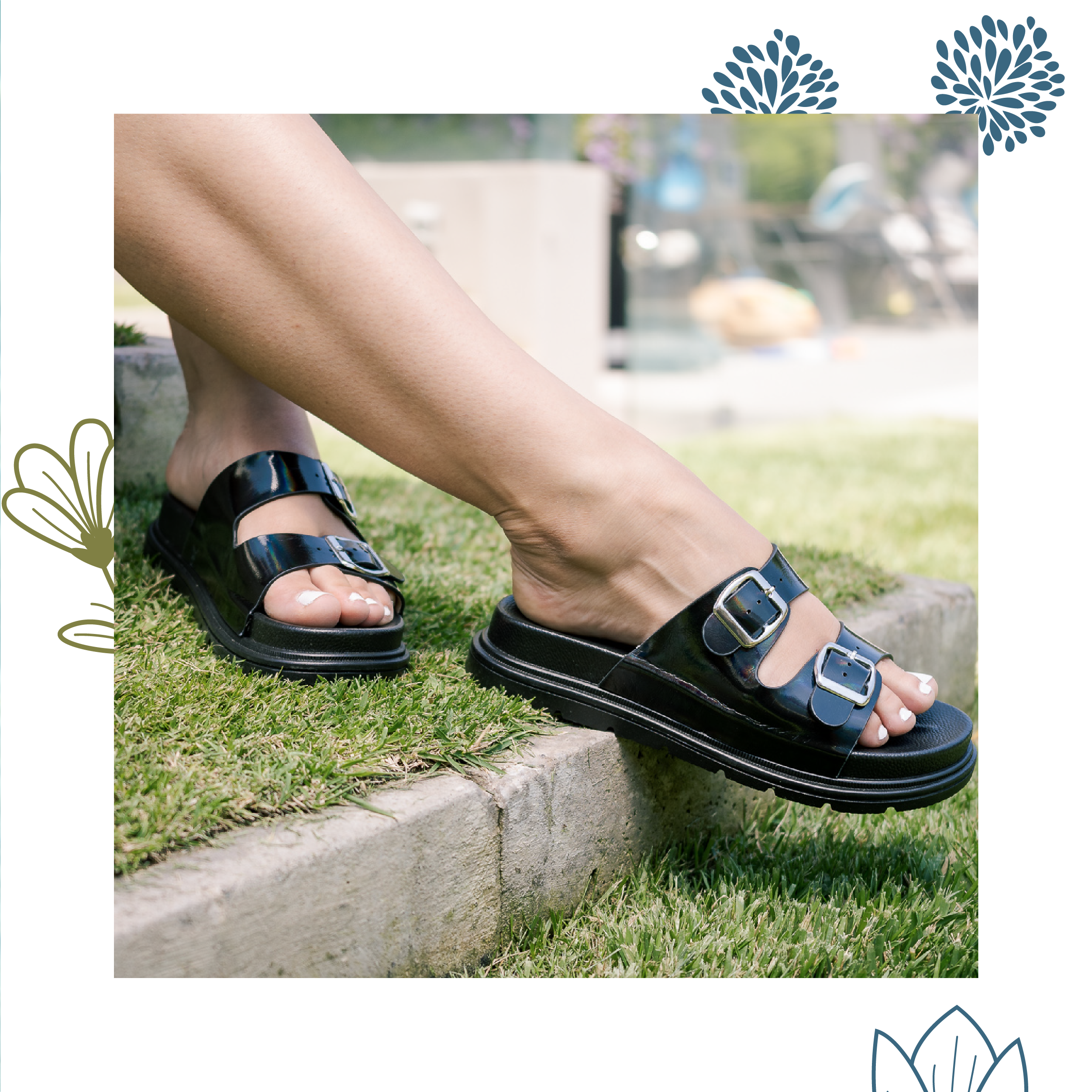 SANDALIAS MUJER ALQUIMIA NEGRO ACCA - 5