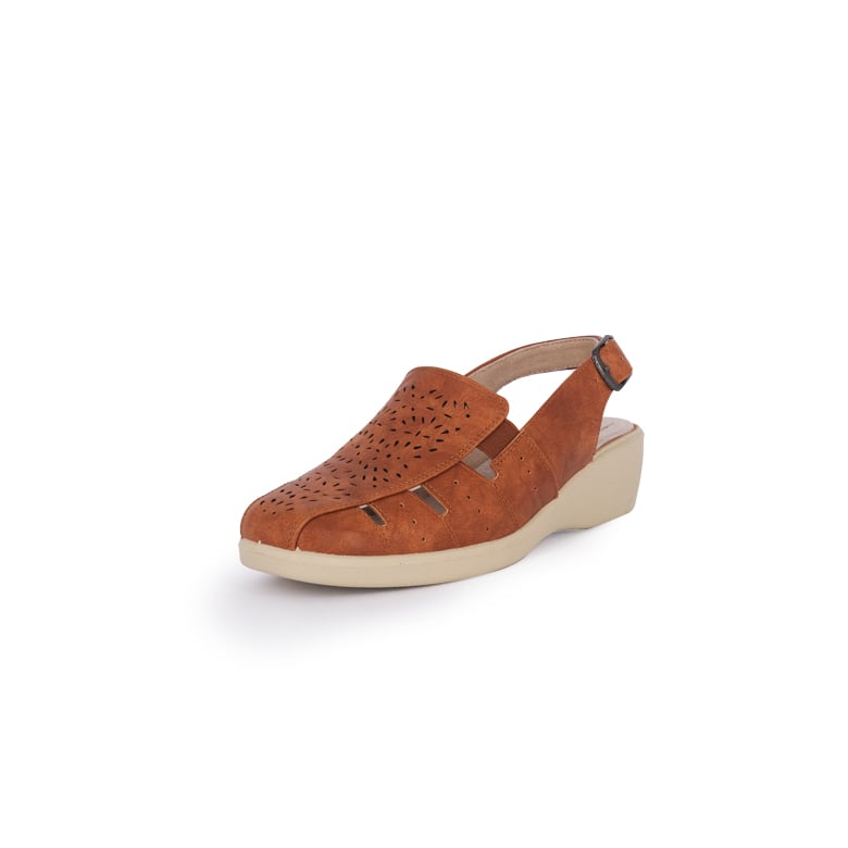 SANDALIAS MUJER PASSER CARAMELO CERRADA BLUEBELL